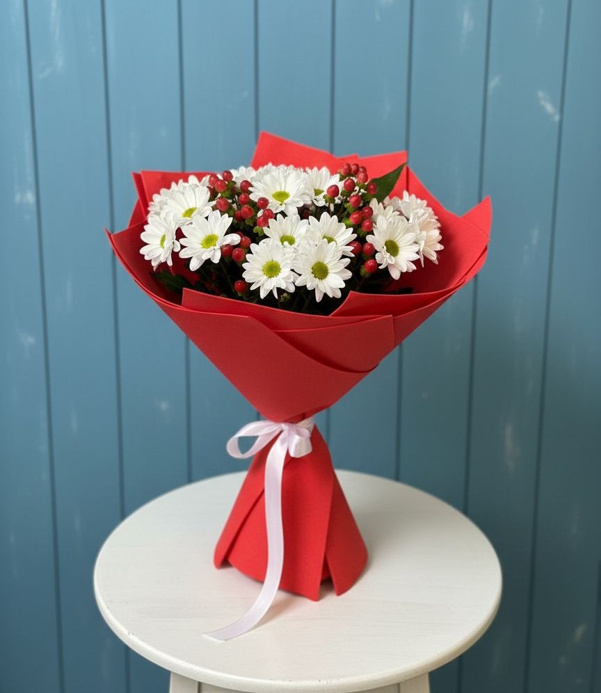 Букет цветов из: Хризантемы в Гергебиле