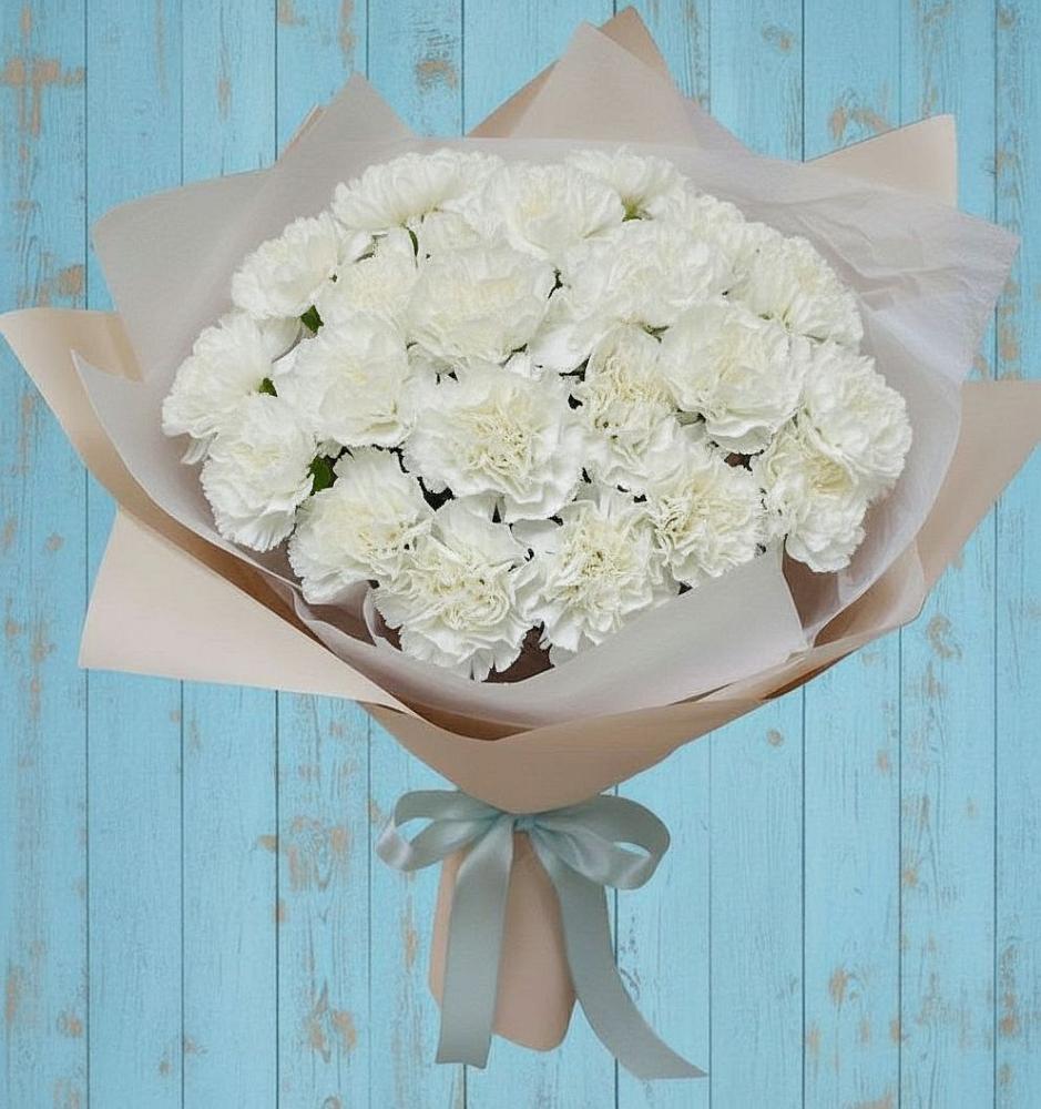 Букет цветов из: Гвоздики в Гергебиле