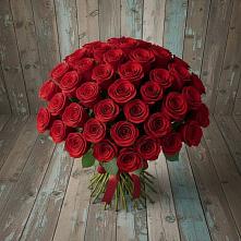 Букет 55 Красных роз Фридом #REPLACE_PRED# Гергебиле