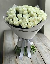 Букет 35 Белых роз в Гергебиле