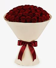 Букет 101 Бордовая роза Блэк Бакарра в Гергебиле