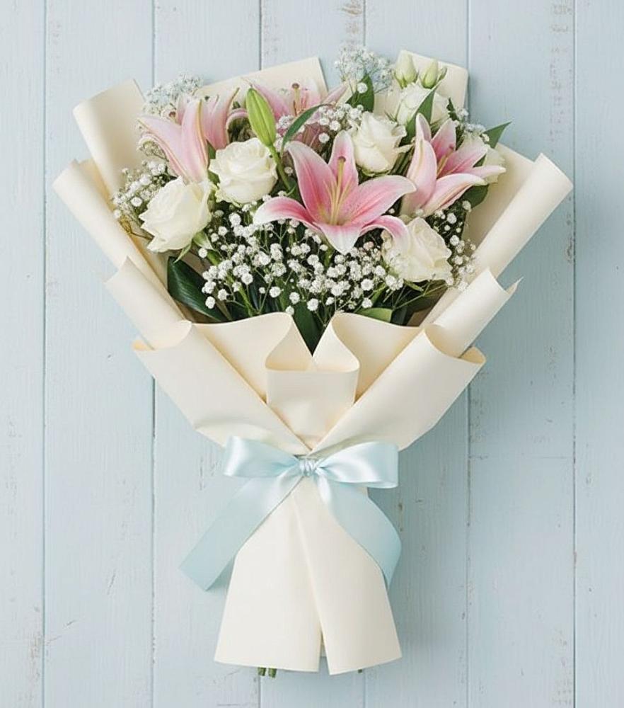 Букет цветов из: Лилии в Гергебиле