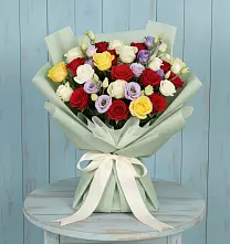Букет цветов из:  Розы в Гергебиле