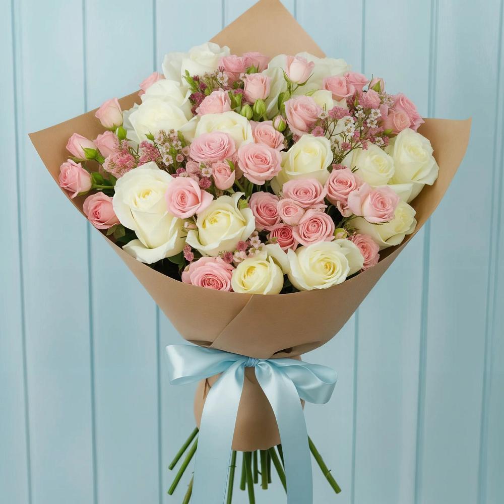 Букет цветов из: Розы в Гергебиле