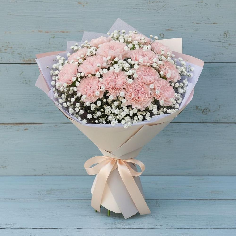 Букет цветов из: Гвоздики в Гергебиле