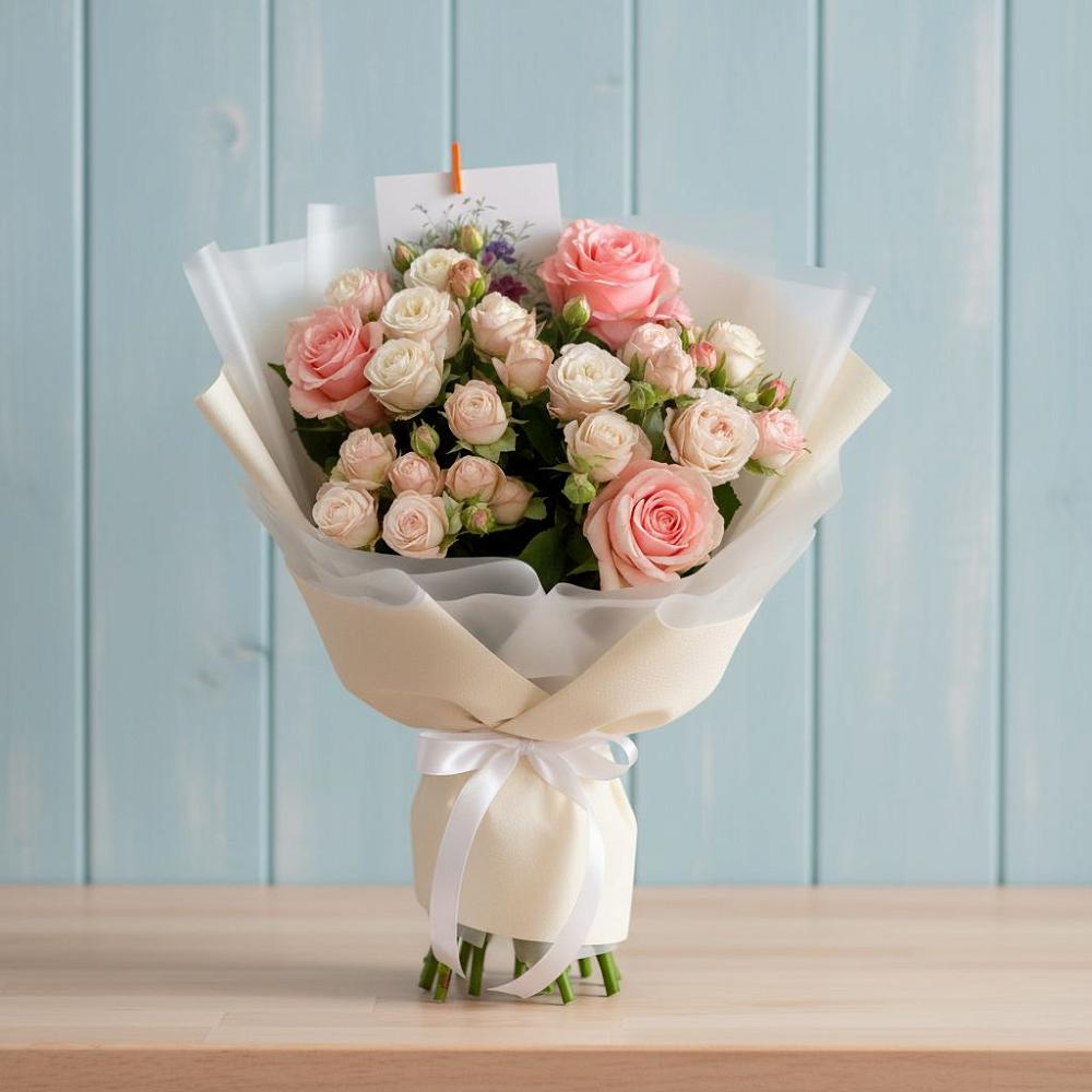 Букет цветов из: Розы в Гергебиле