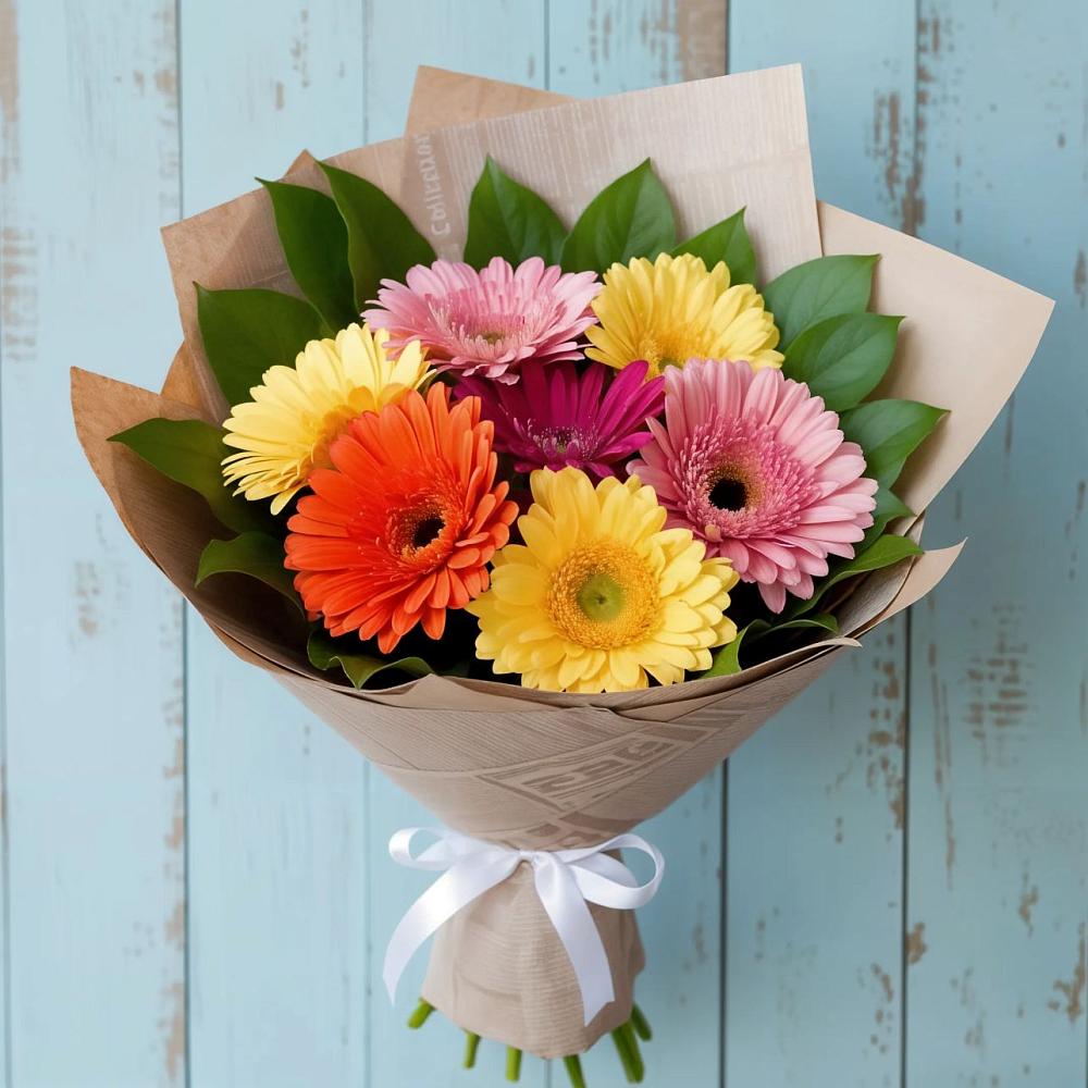Букет цветов из: Герберы в Гергебиле