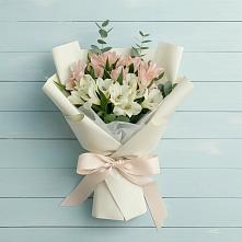 Букет цветов из:  Альстромерии в Гергебиле