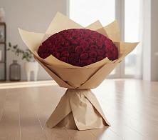 Букет 101 Красная роза в Гергебиле