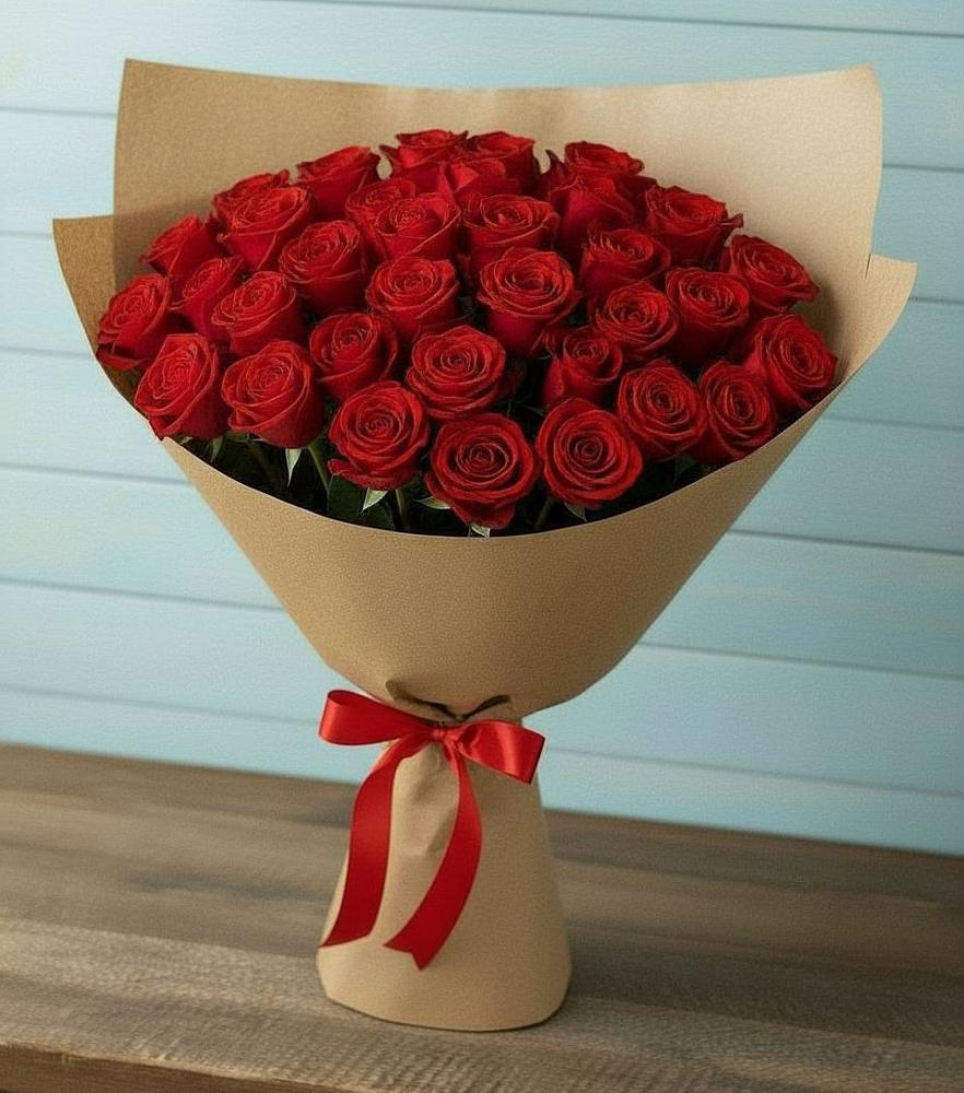 Букет Красные розы Милано в Гергебиле