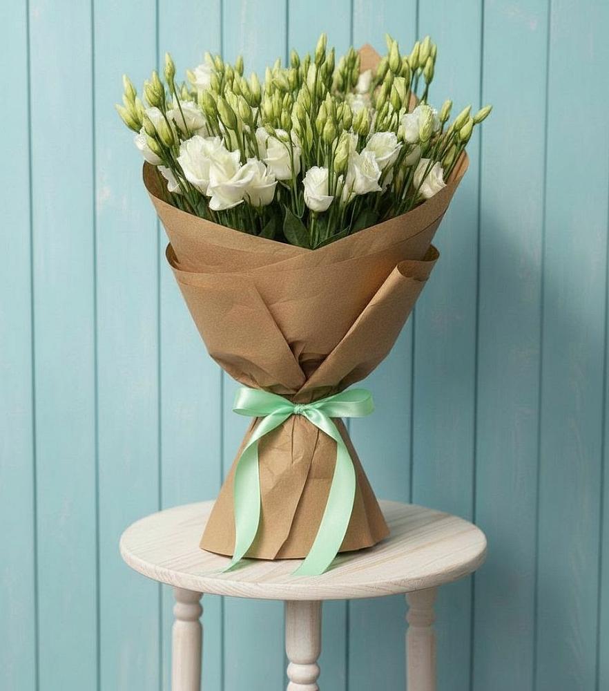 Букет цветов из: Лизиантусы в Гергебиле