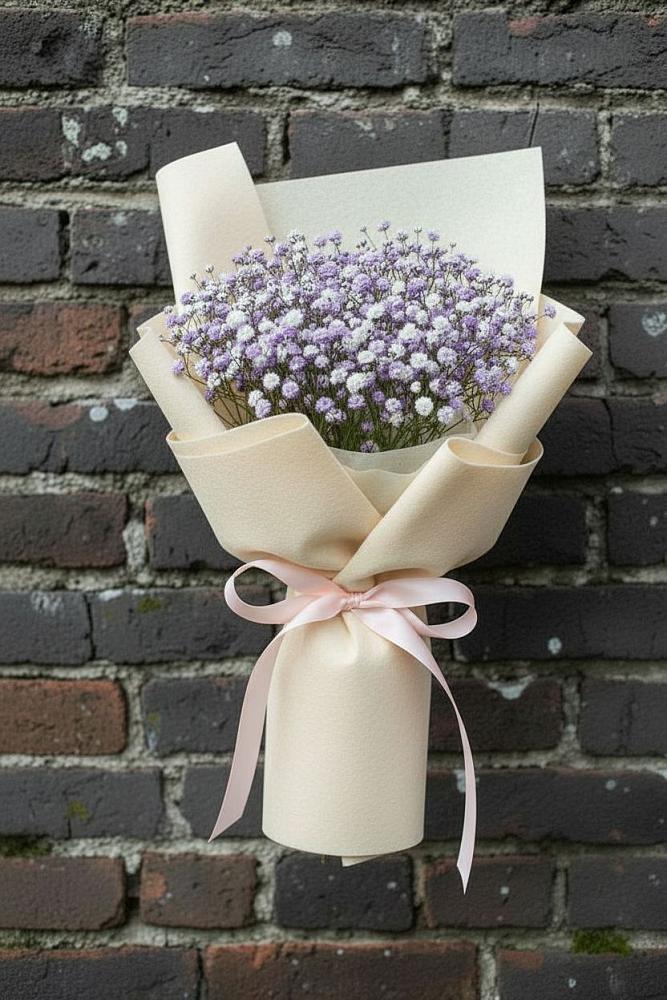 Букет цветов из: Гипсофила в Гергебиле