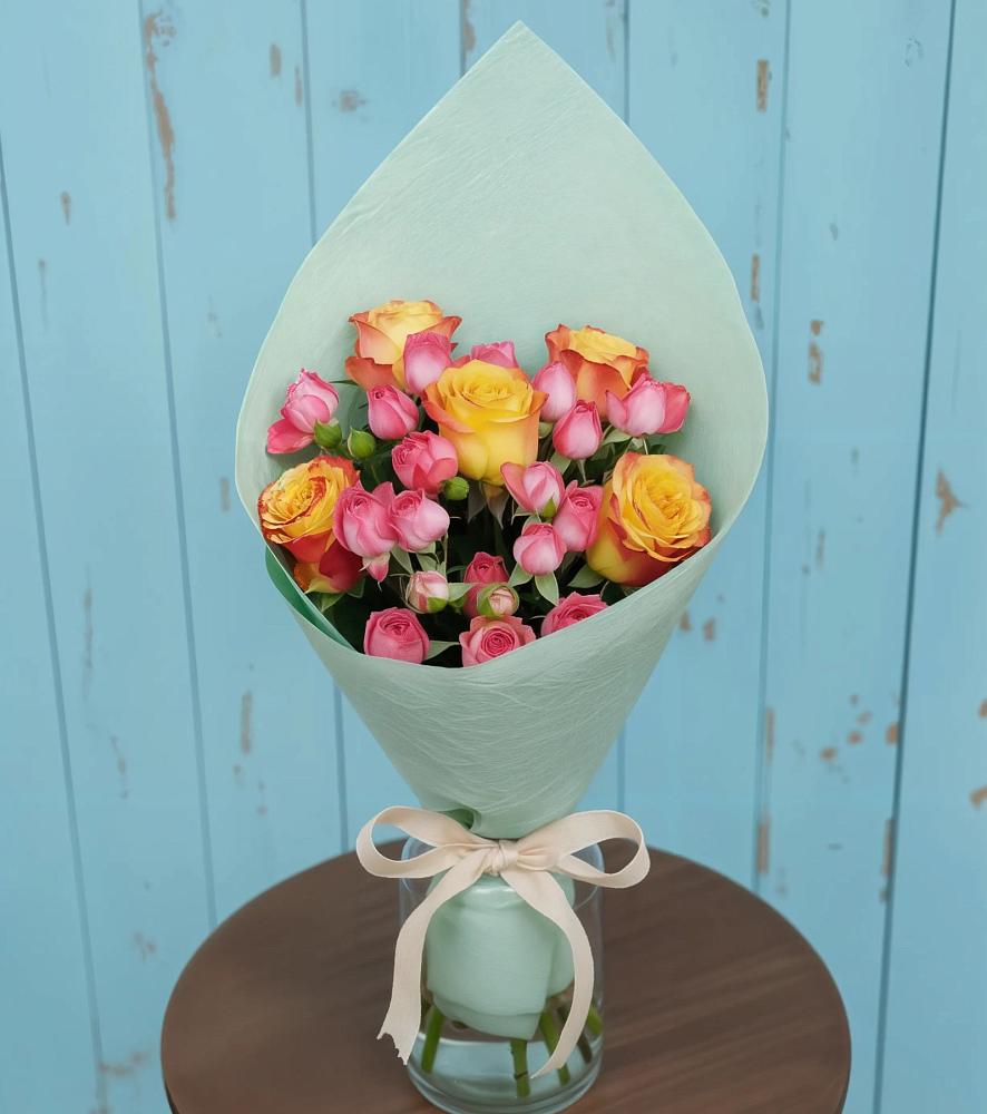 Букет цветов из: Розы в Гергебиле