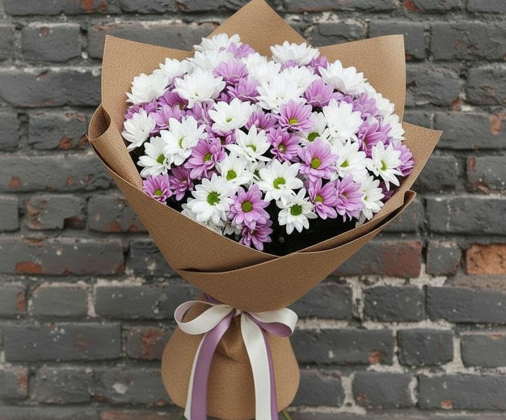 Букет цветов из: Хризантемы в Гергебиле