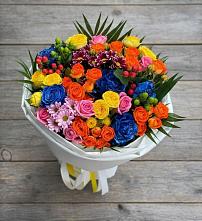 Букет цветов из:  Розы и Хризантемы #REPLACE_PRED# Гергебиле