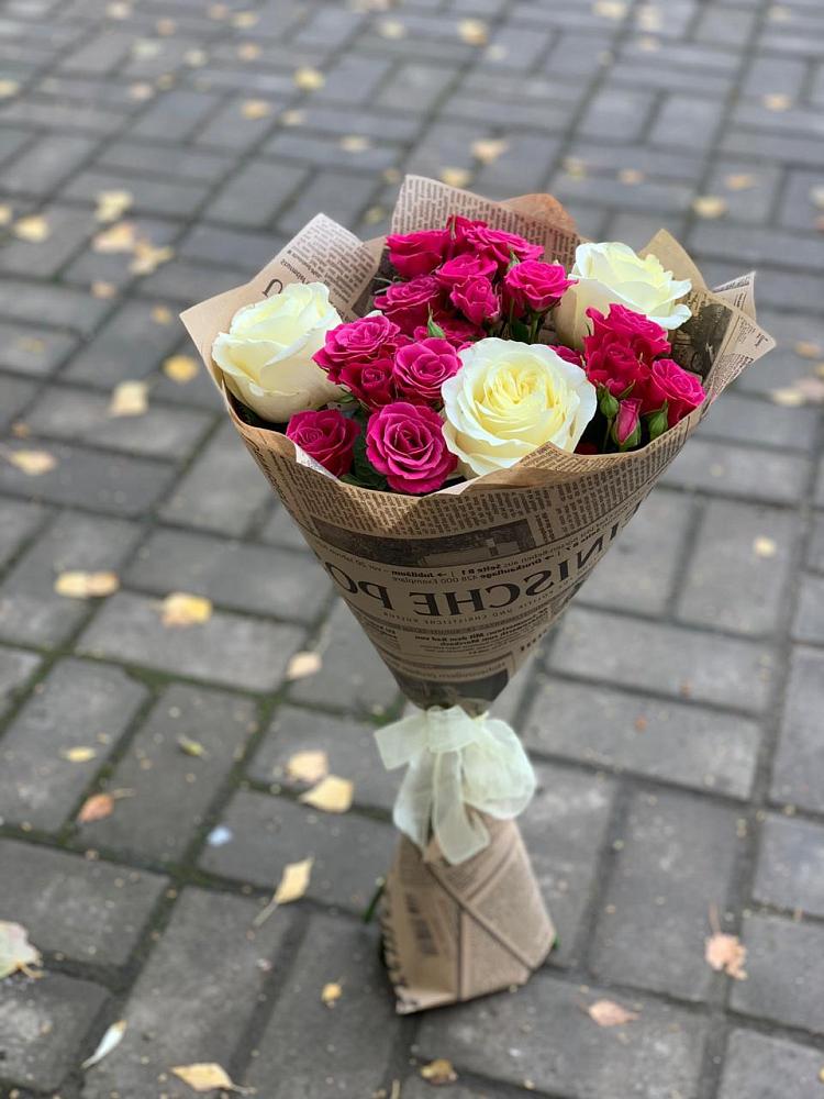 Букет цветов из: Розы в Гергебиле