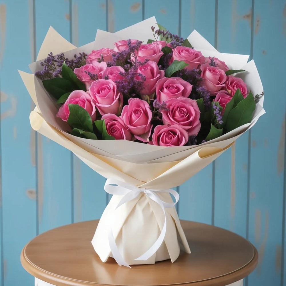 Букет цветов из: Розы в Гергебиле